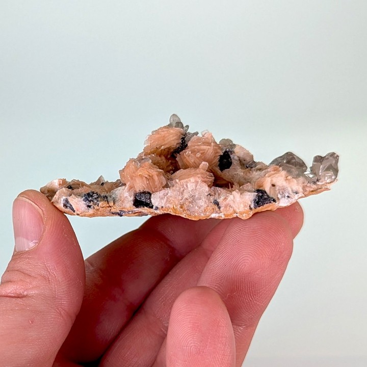 Cérusite, baryte, mines de Mibladen, Maroc, 81 grammes