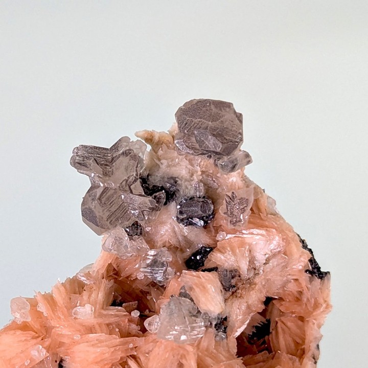 Cerussite, baryte, Mibladen mines, Morocco, 81 grams