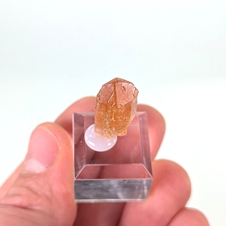 Topaze impériale, Ouro Preto, Brésil, 2,2 cm