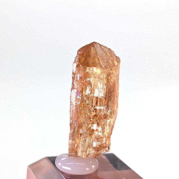 Topaze impériale, Ouro Preto, Brésil, 2,2 cm
