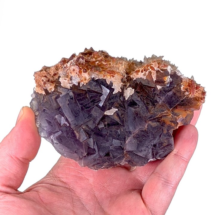 Fluorite, calcite, Balouchistan, Pakistan, 374 grammes