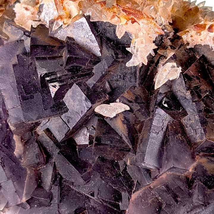Fluorite, calcite, Balochistan, Pakistan, 374 grams
