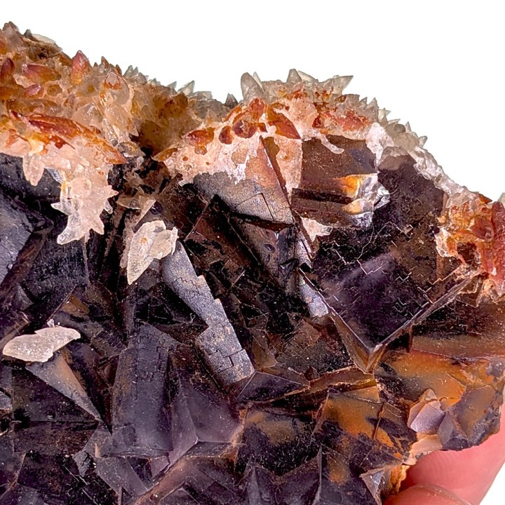 Fluorite, calcite, Balochistan, Pakistan, 374 grams