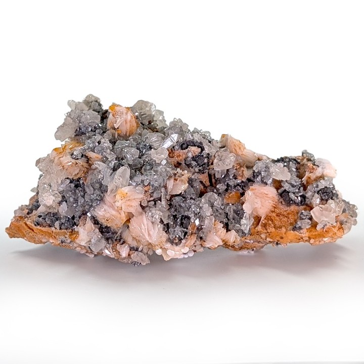 Cérusite, baryte, galène, Mibladen, Maroc, 295 grammes