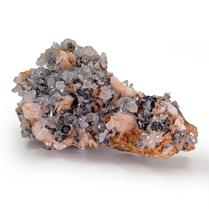Cérusite, baryte, galène, Mibladen, Maroc, 295 grammes