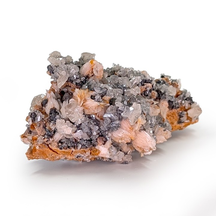 Cérusite, baryte, galène, Mibladen, Maroc, 295 grammes
