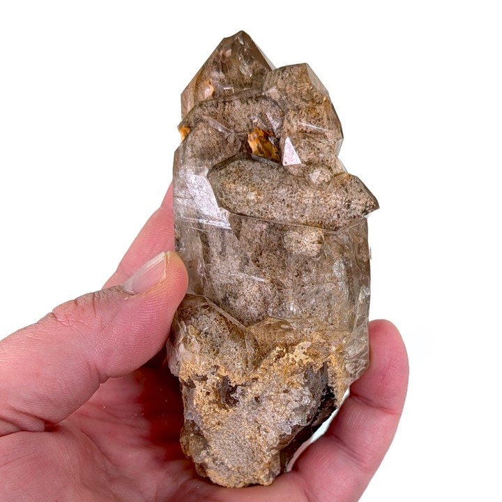 Quartz incl. argile, Corinto, Brésil, 330 grammes