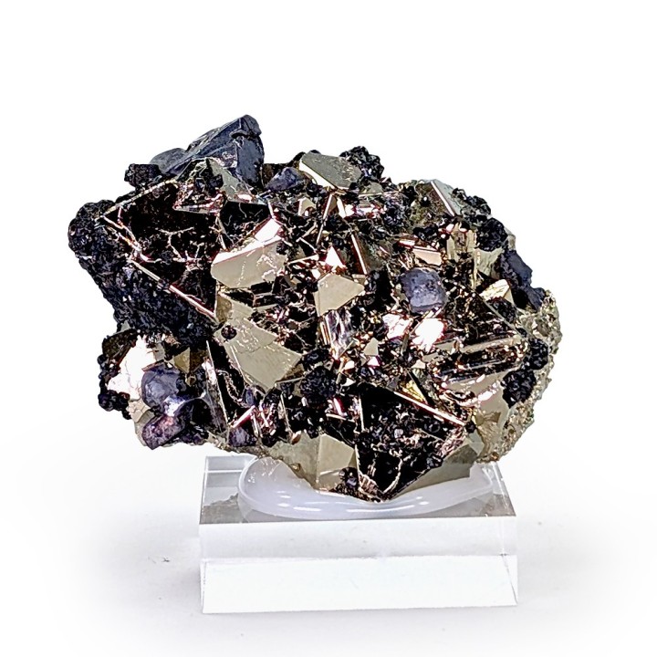 Pyrite, sphalerite, galena, Huaron Mine, Peru, 130 grams