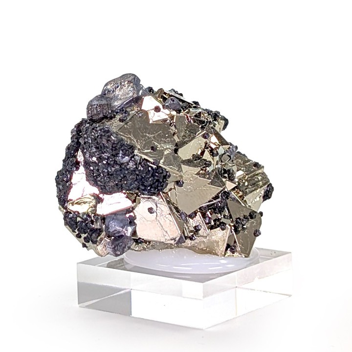 Pyrite, sphalérite, galène, Mine Huaron, Pérou, 130 grammes