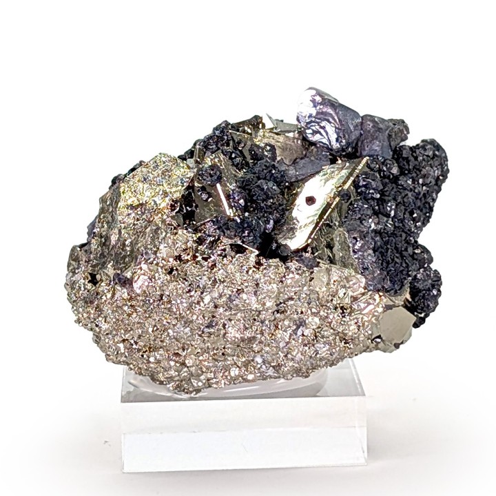 Pyrite, sphalérite, galène, Mine Huaron, Pérou, 130 grammes