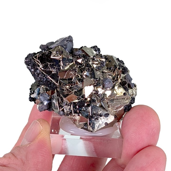 Pyrite, sphalerite, galena, Huaron Mine, Peru, 130 grams