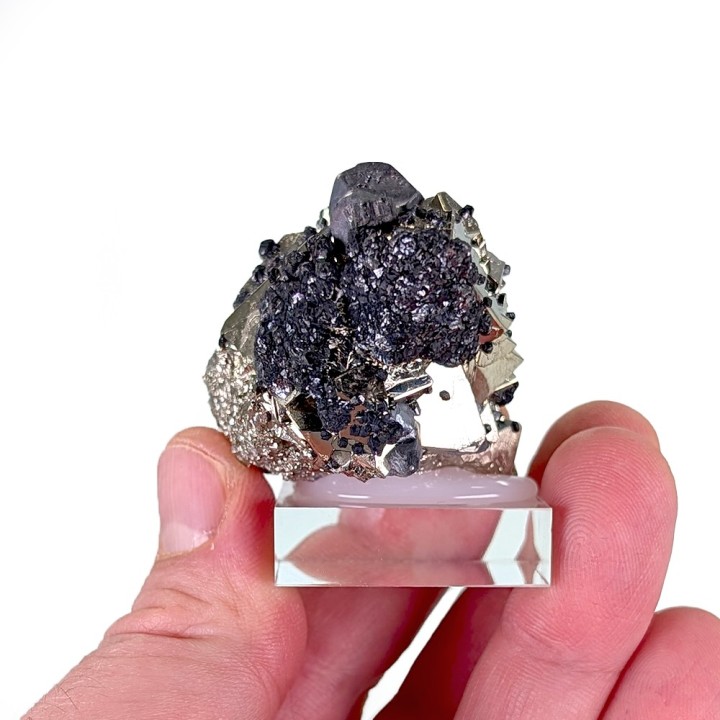 Pyrite, sphalérite, galène, Mine Huaron, Pérou, 130 grammes
