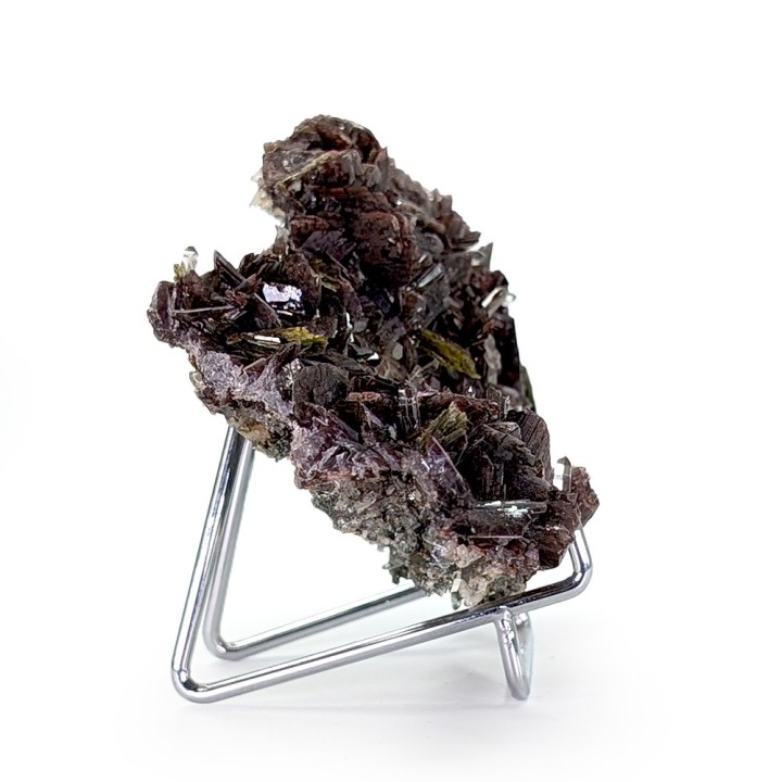 Axinite, quartz, épidote, Mine de Sayán, Pérou, 188 grammes