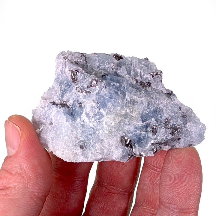 Graphite, calcite, Gouvernor Talc Company, États-Unis, 60 grammes