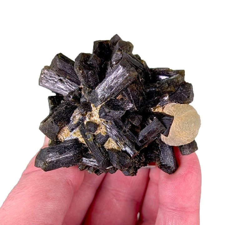 Epidote, prehnite, Diakon, Mali, 114 grams