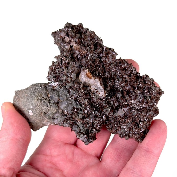 Anatases, adulaire, Massif de la Lauzière, France, 113 grammes