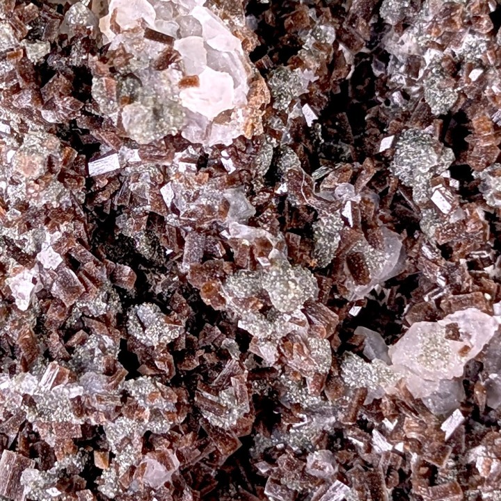 Anatases, adularia, Lauzière Massif, France, 113 grams
