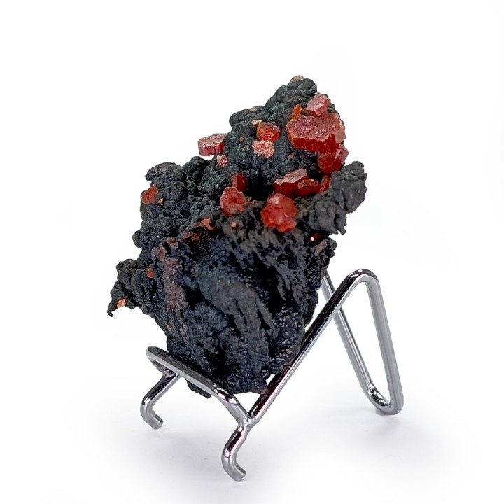 Vanadinite, goethite, Taouz, Morocco, 98 grams