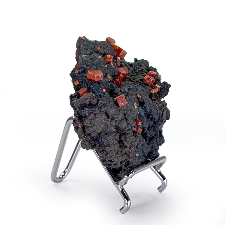 Vanadinite, goethite, Taouz, Morocco, 98 grams