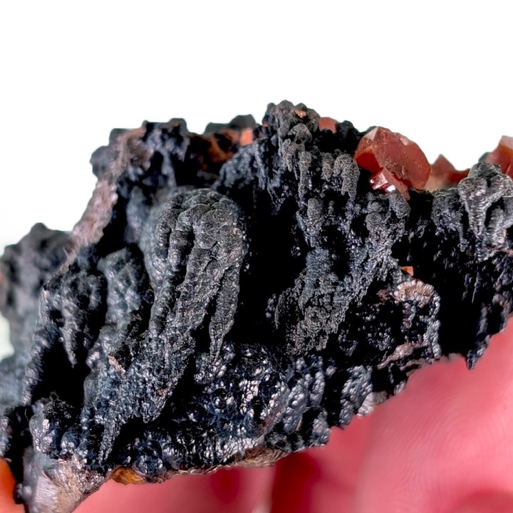 Vanadinite, goethite, Taouz, Maroc, 98 grammes