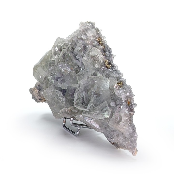 Fluorite, quartz, Mine Huanggang, Chine, 392 grammes