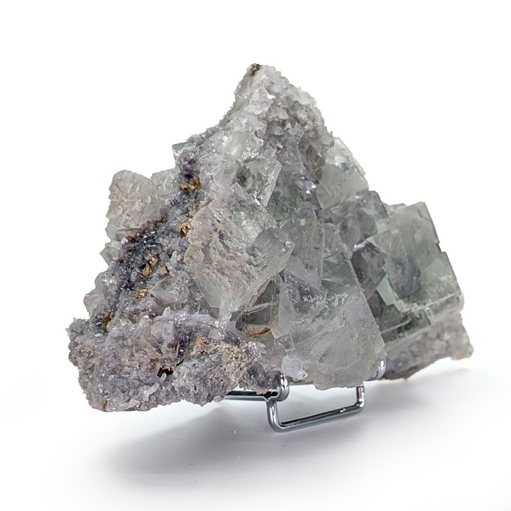 Fluorite, quartz, Huanggang Mine, China, 392 grams