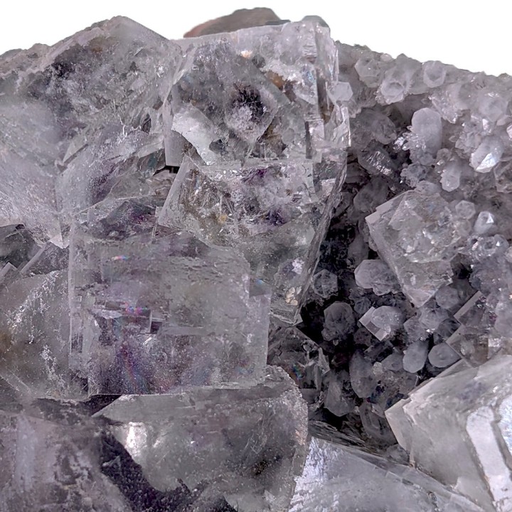 Fluorite, quartz, Mine Huanggang, Chine, 392 grammes
