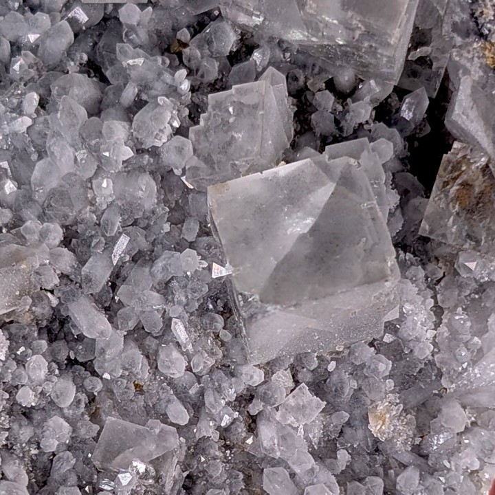 Fluorite, quartz, Huanggang Mine, China, 392 grams