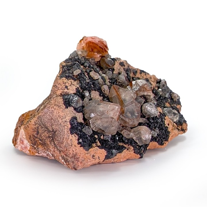 Cérusite, galène, baryte, Mibalden, Maroc, 315 grammes