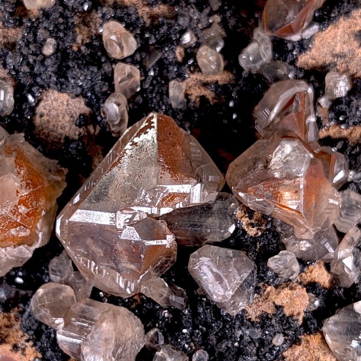 Cérusite, galène, baryte, Mibalden, Maroc, 315 grammes