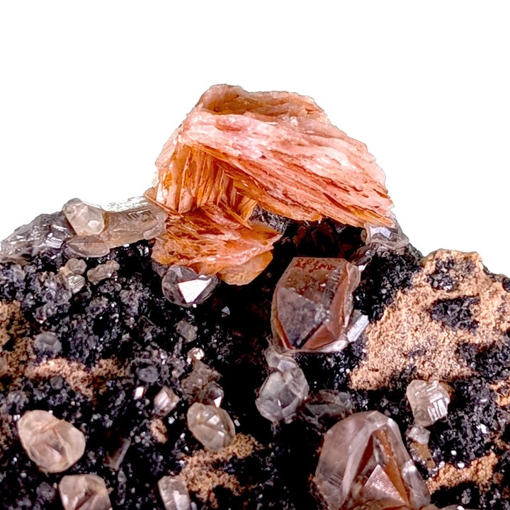 Cérusite, galène, baryte, Mibalden, Maroc, 315 grammes