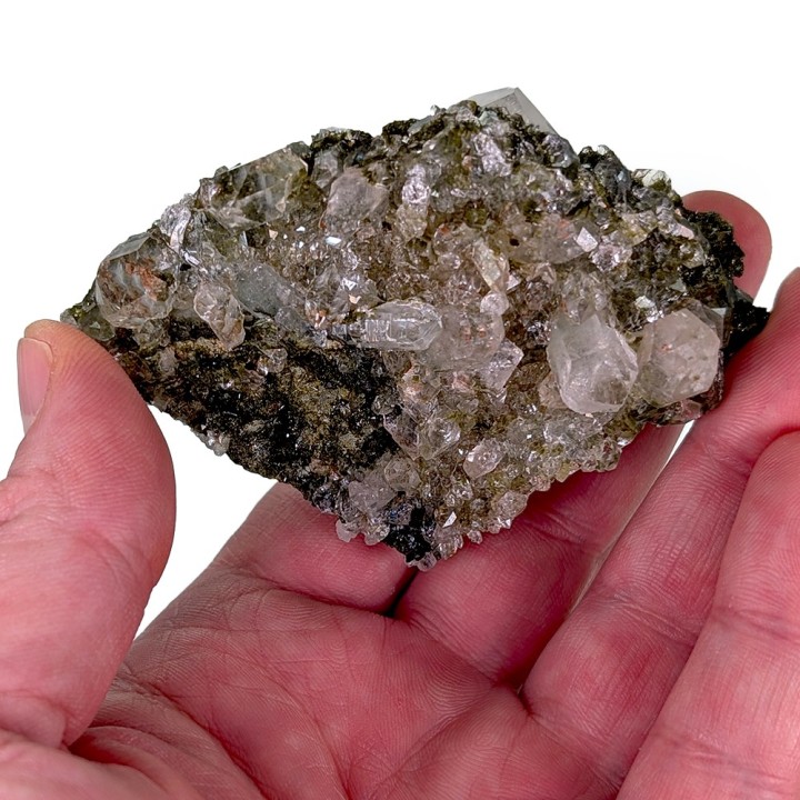 Epidote, quartz, Hakkâri, Turkey, 133 grams