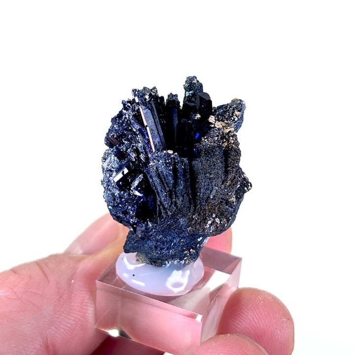 Azurite, Touissit, Morocco, 3.2 cm