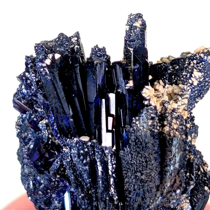 Azurite, Touissit, Morocco, 3.2 cm