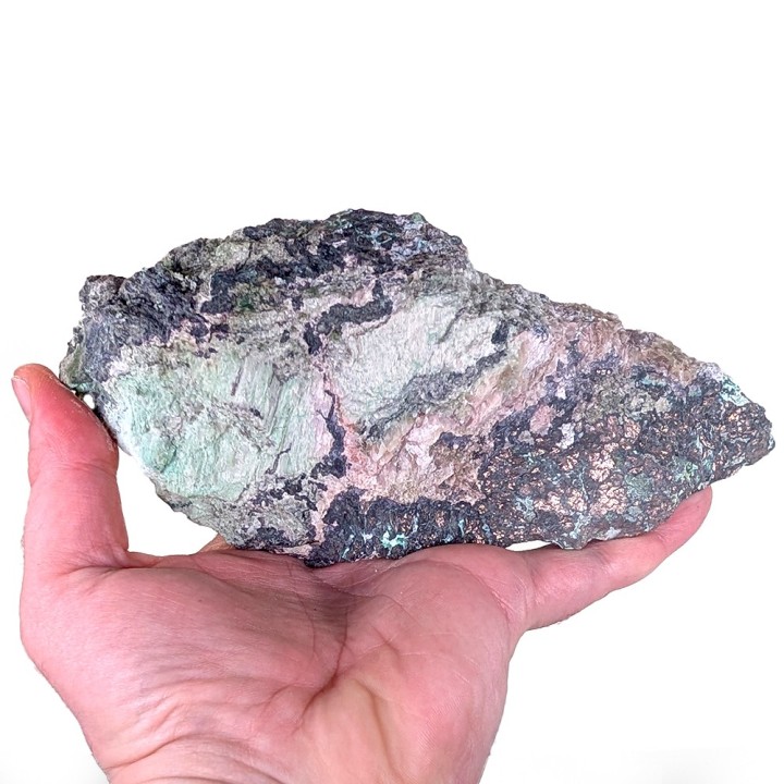 Nickeline, annabergite, Aït Ahmane, Maroc, 662 grammes