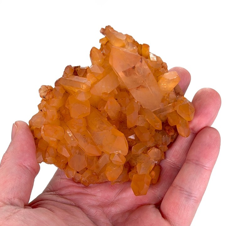 Quartz mandarine, Minas Gerais, Brésil, 204 grammes