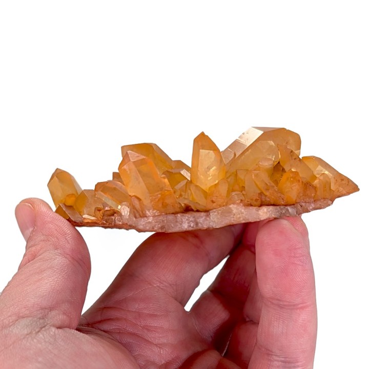 Quartz mandarine, Minas Gerais, Brésil, 204 grammes