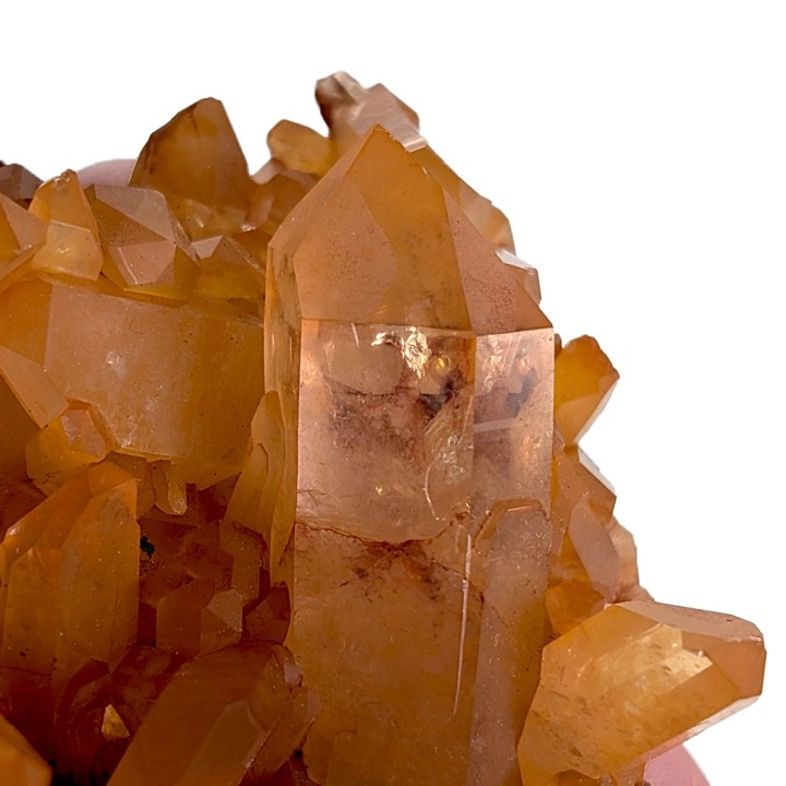 Quartz mandarine, Minas Gerais, Brésil, 204 grammes