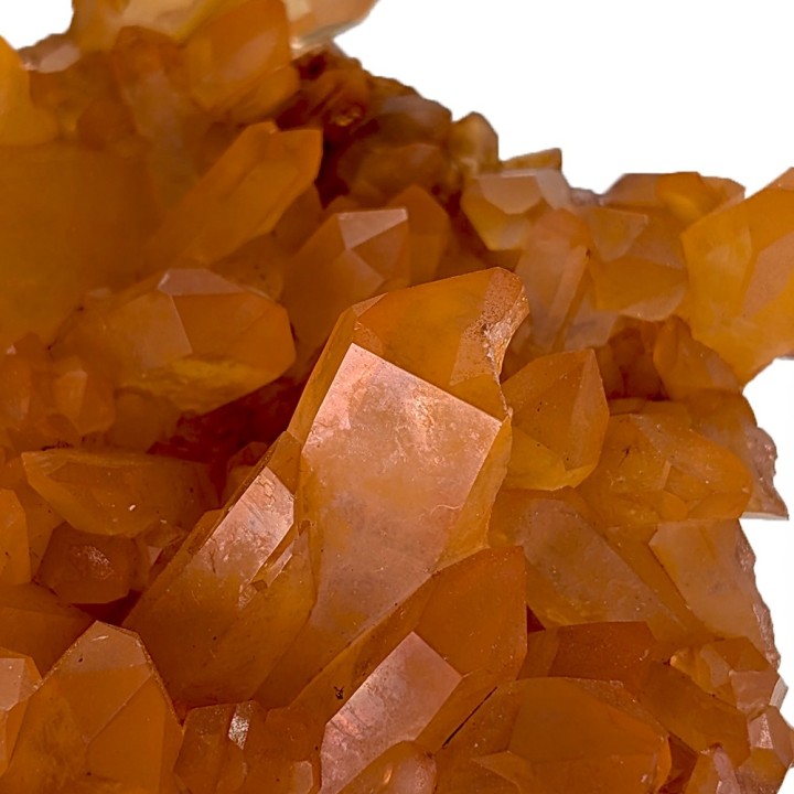 Quartz mandarine, Minas Gerais, Brésil, 204 grammes