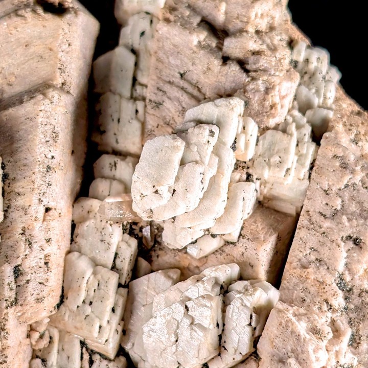 Orthose, albite, monts Organ, États-Unis, 315 grammes