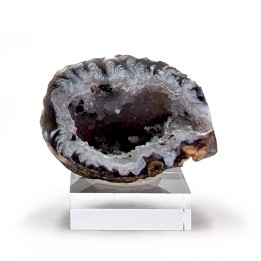 Quartz, calcite, Minas Gerais, Brazil, 4.3 cm