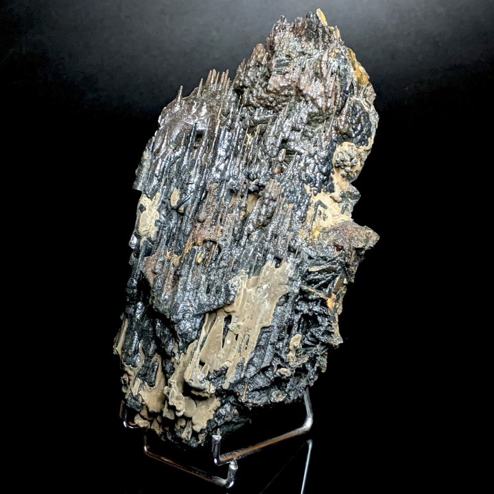 Goethite, pyrolusite, Peyreblanque, France, 728 g