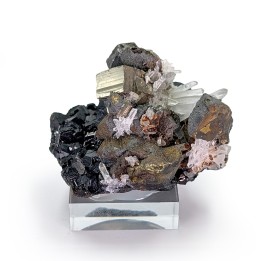 Sphalérite, pyrite, quartz, Mine Animón, Pérou, 98 grammes