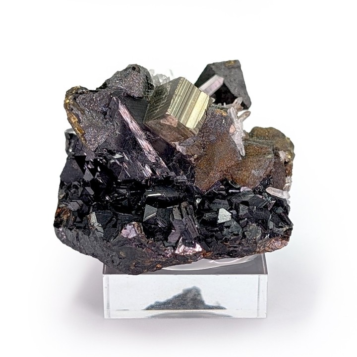 Sphalérite, pyrite, quartz, Mine Animón, Pérou, 98 grammes