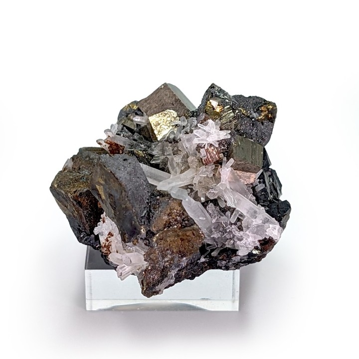 Sphalerite, pyrite, quartz, Animón Mine, Peru, 98 grams
