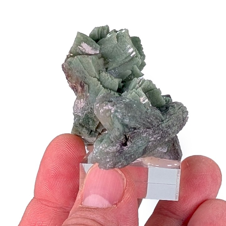 Heulandite verte, Sakur, Inde, 36 grammes