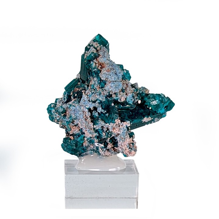 Dioptase, Renéville, Congo, 2,8 cm