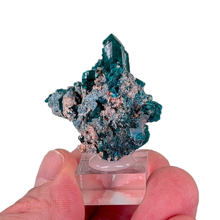 Dioptase, Renéville, Congo, 2,8 cm