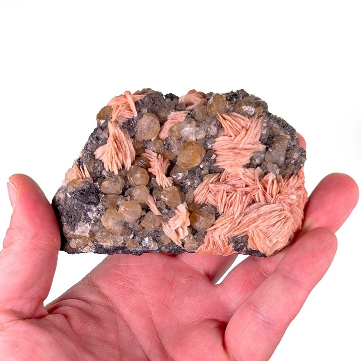 Cérusite, baryte, Mibladen, Maroc, 372 grammes