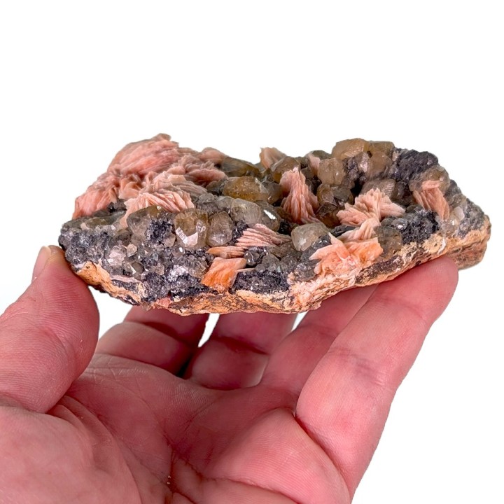 Cérusite, baryte, Mibladen, Maroc, 372 grammes